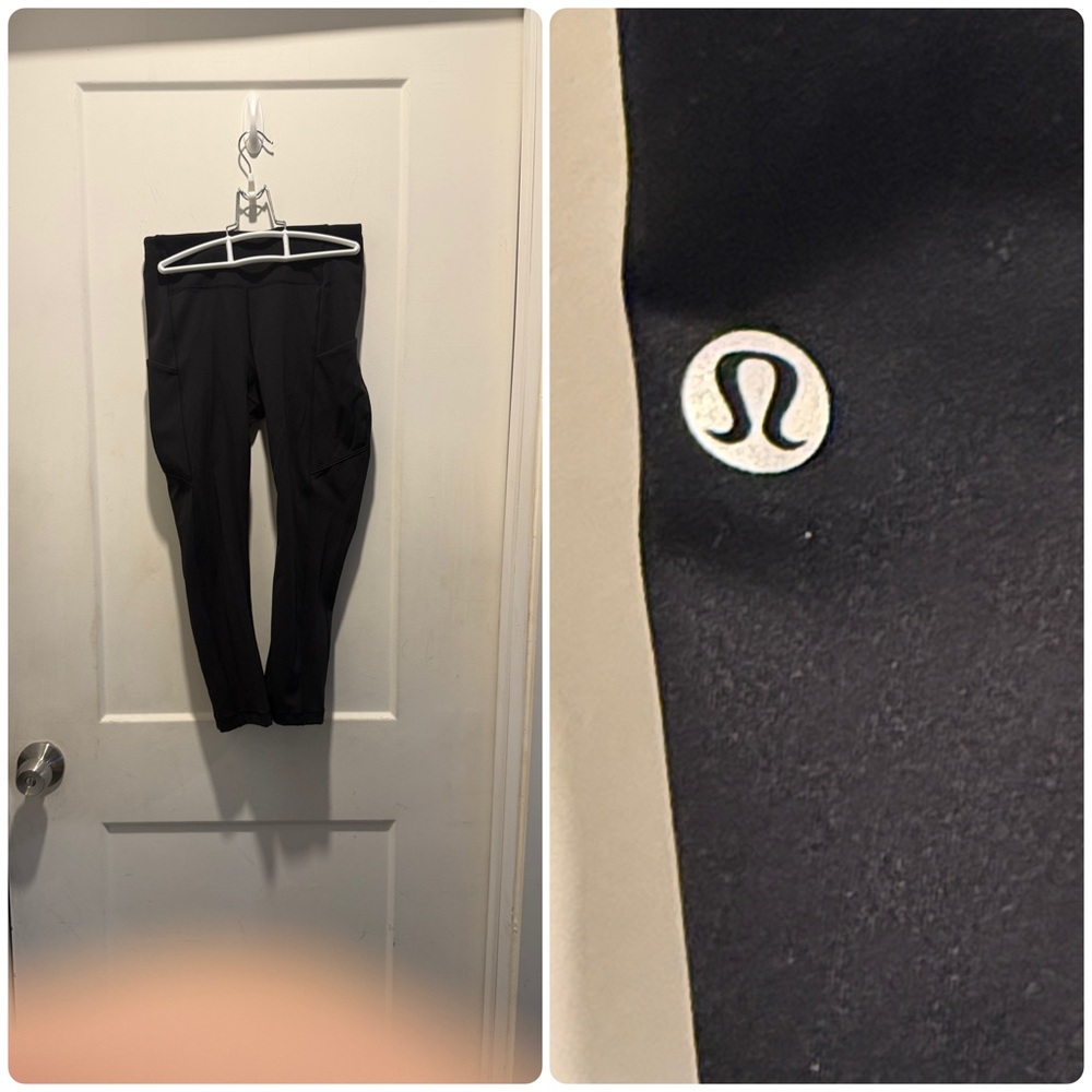 lululemon athletica Women's Black High-Rise Athletic Leggings